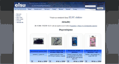 Desktop Screenshot of elsu.cz